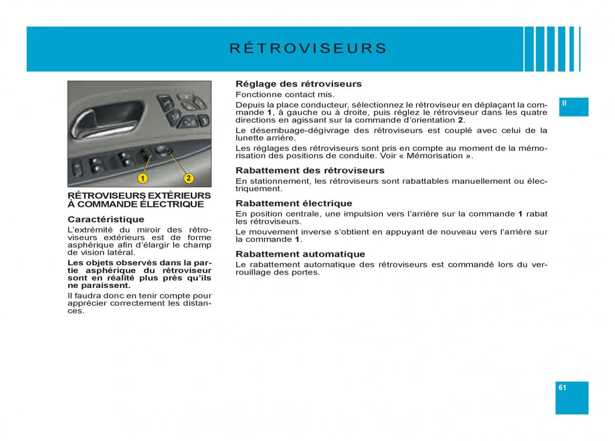 Citroen C6 manuel du proprietaire / page 65