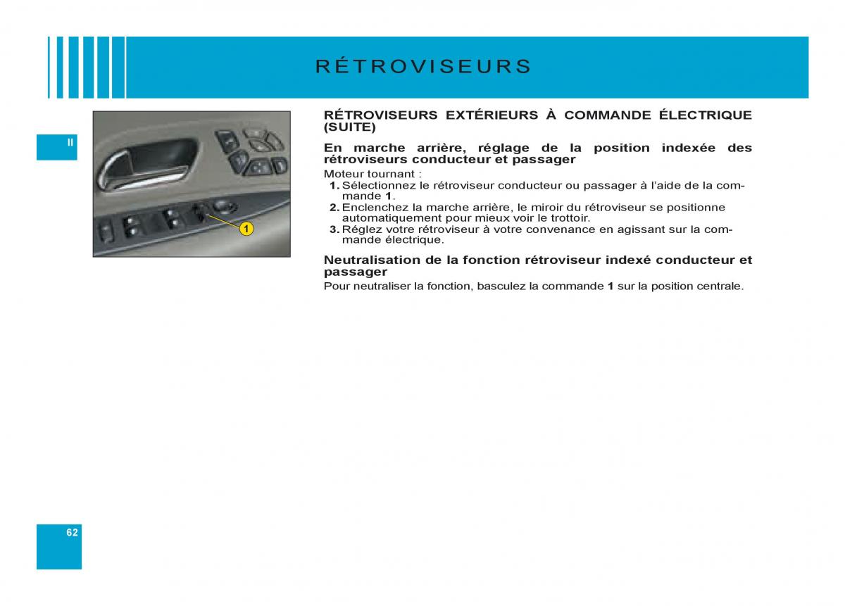 Citroen C6 manuel du proprietaire / page 66