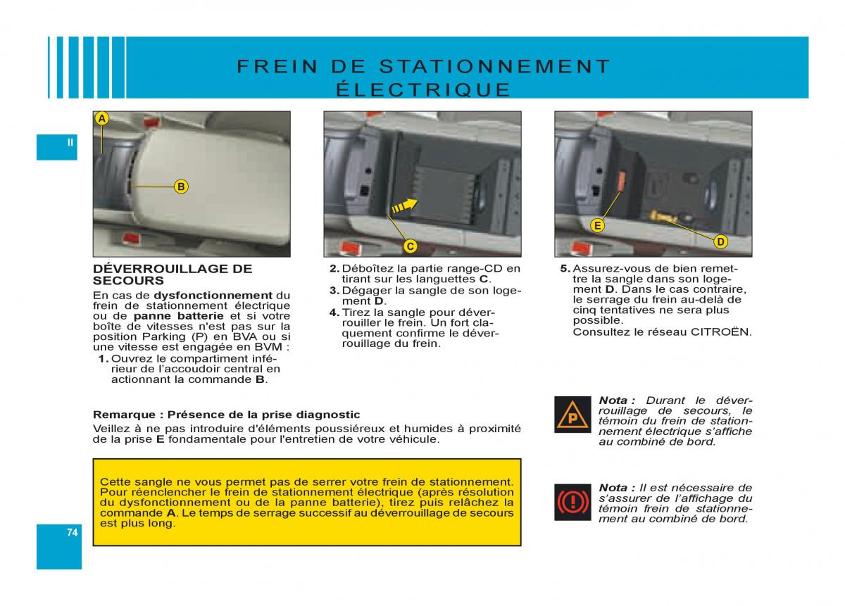 Citroen C6 manuel du proprietaire / page 78