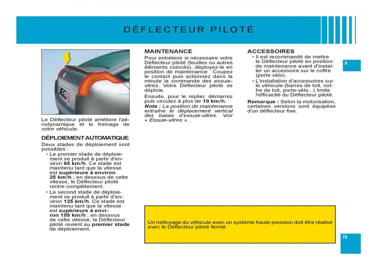 Citroen C6 manuel du proprietaire / page 79