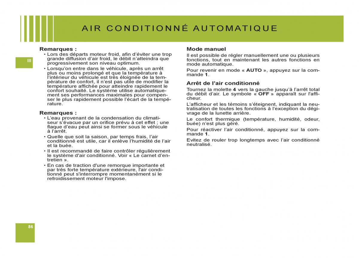 Citroen C6 manuel du proprietaire / page 90