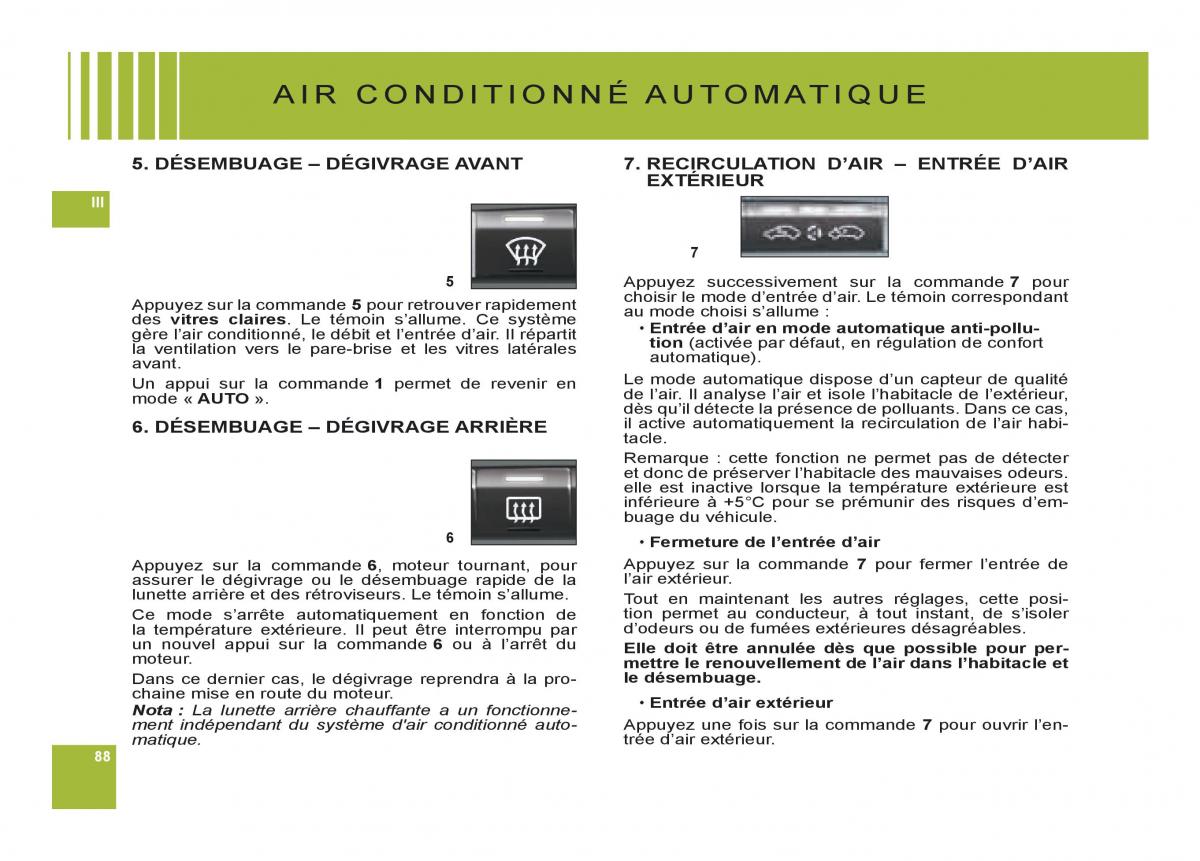 Citroen C6 manuel du proprietaire / page 92