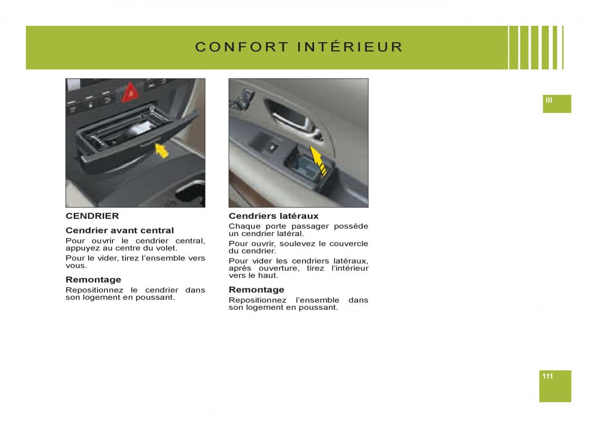 Citroen C6 manuel du proprietaire / page 115