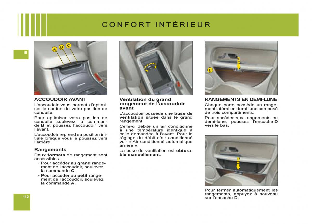 Citroen C6 manuel du proprietaire / page 116