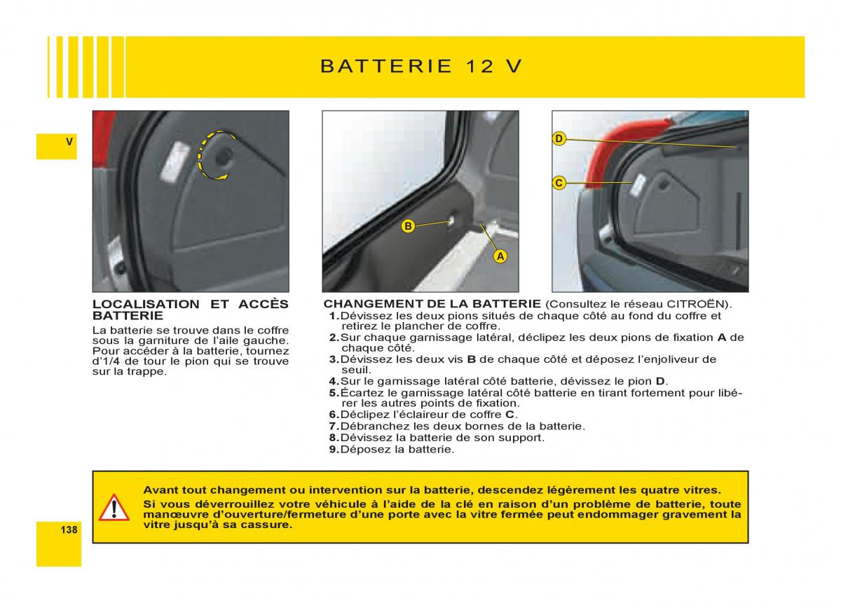 Citroen C6 manuel du proprietaire / page 142