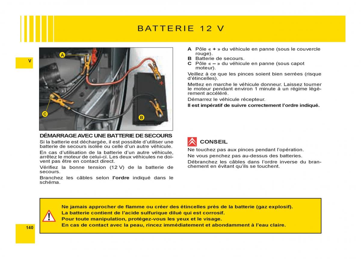 Citroen C6 manuel du proprietaire / page 144