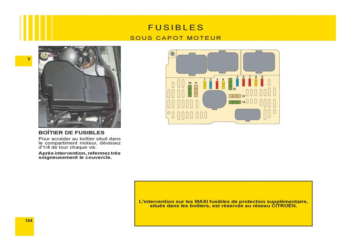 Citroen C6 manuel du proprietaire / page 148