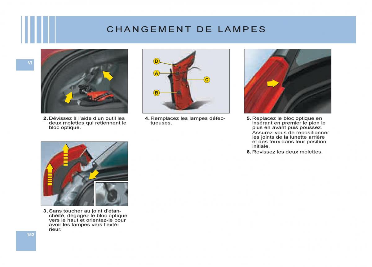 Citroen C6 manuel du proprietaire / page 156