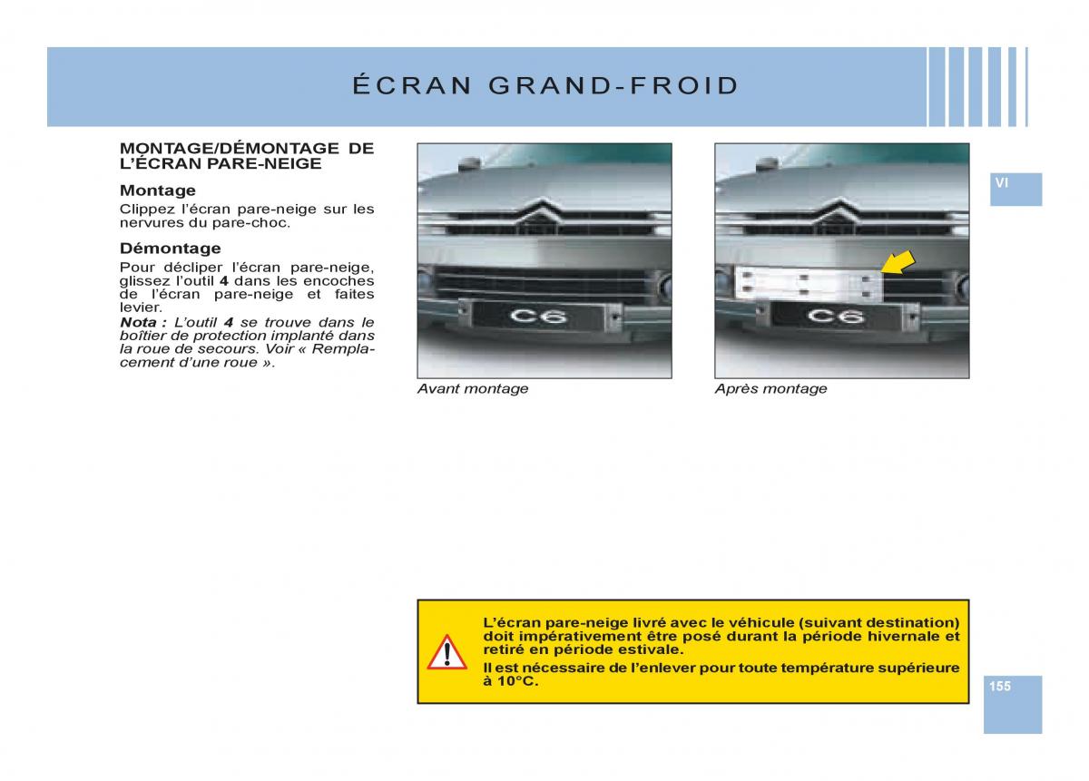 Citroen C6 manuel du proprietaire / page 159