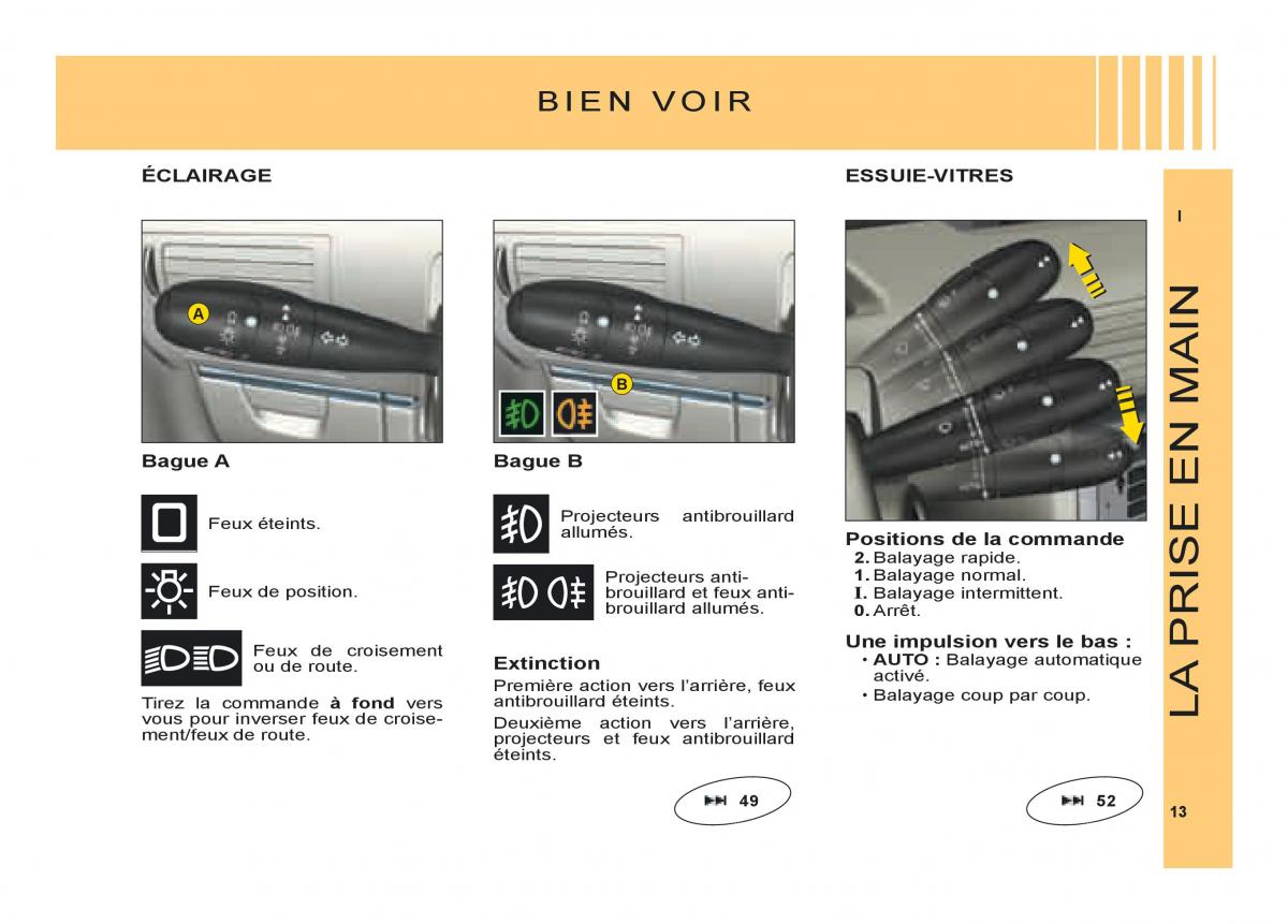 Citroen C6 manuel du proprietaire / page 17