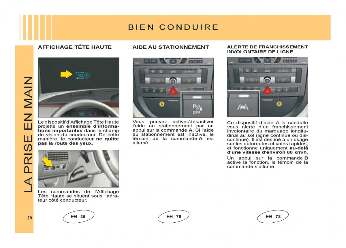 Citroen C6 manuel du proprietaire / page 24