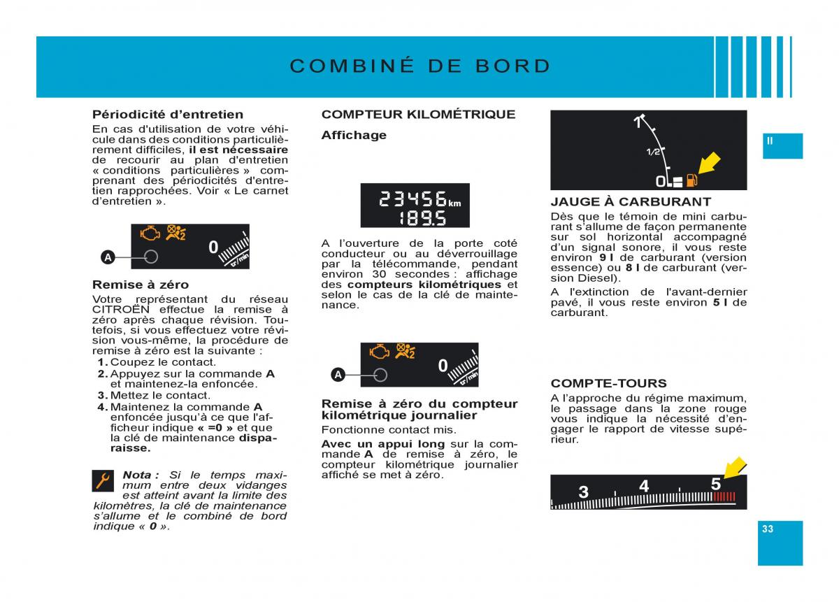 Citroen C6 manuel du proprietaire / page 37