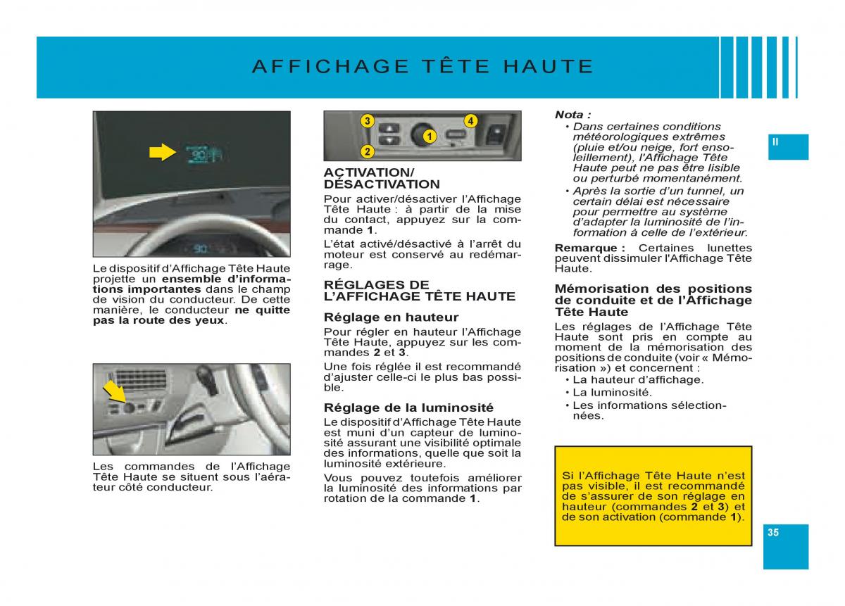 Citroen C6 manuel du proprietaire / page 39