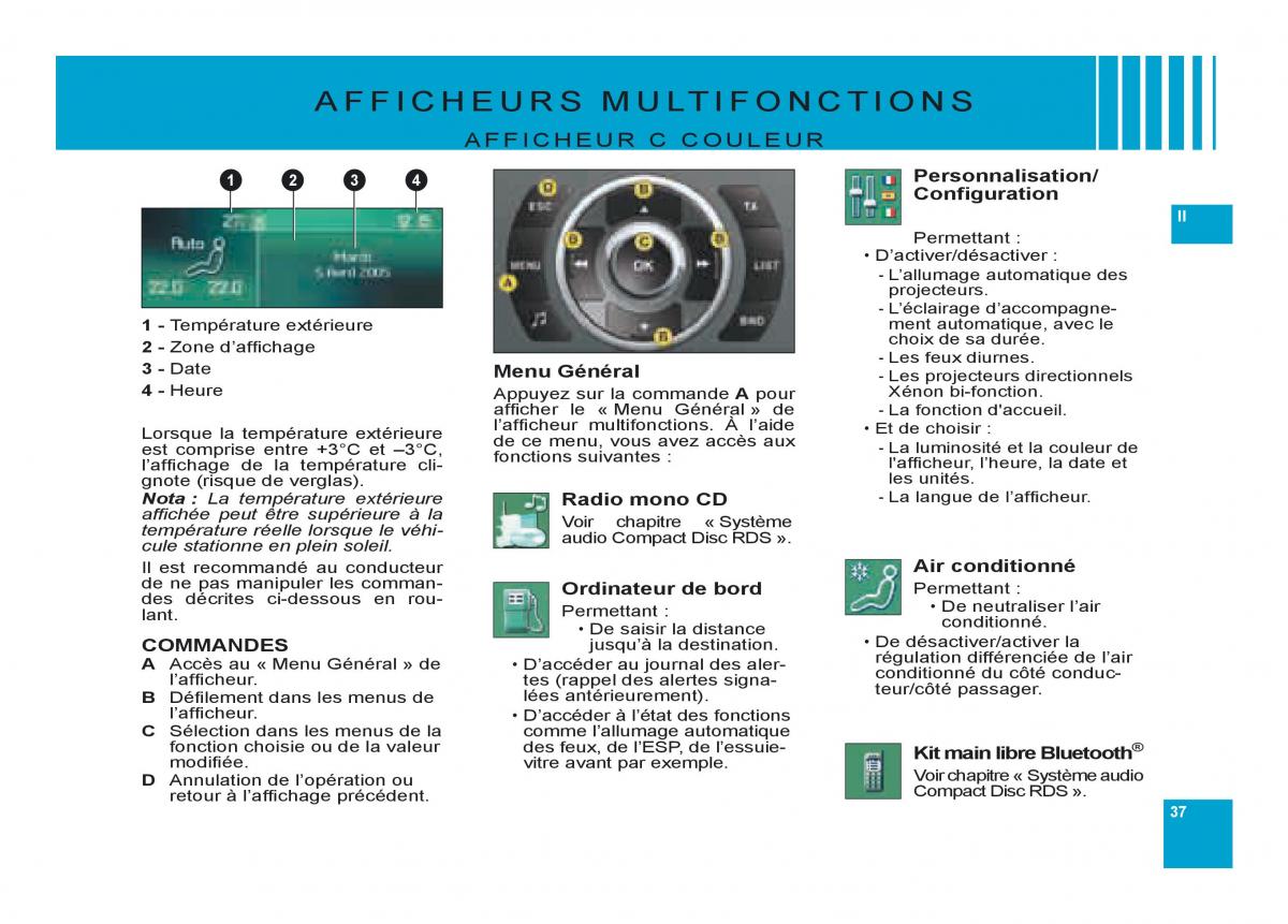 Citroen C6 manuel du proprietaire / page 41