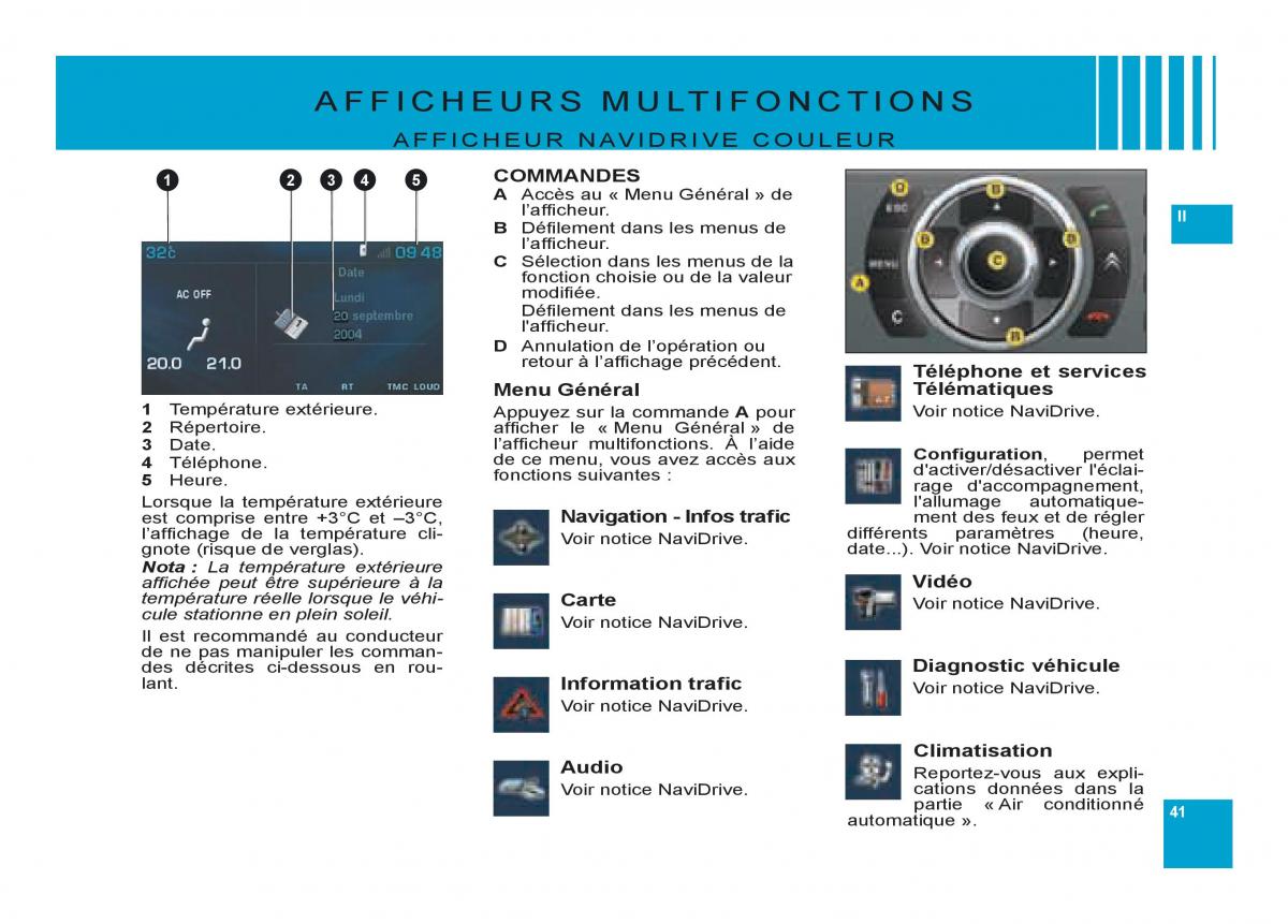 Citroen C6 manuel du proprietaire / page 45