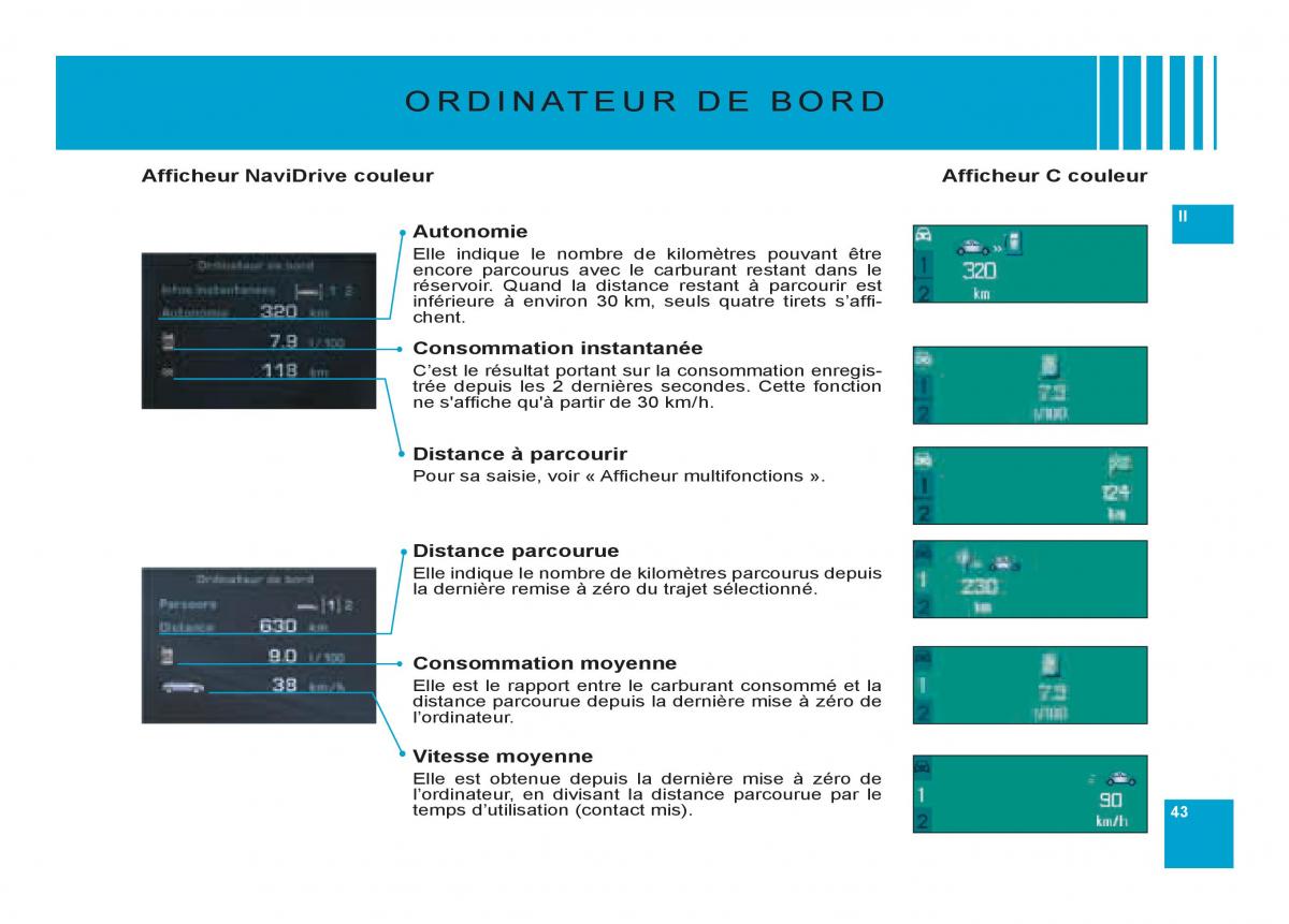 Citroen C6 manuel du proprietaire / page 47