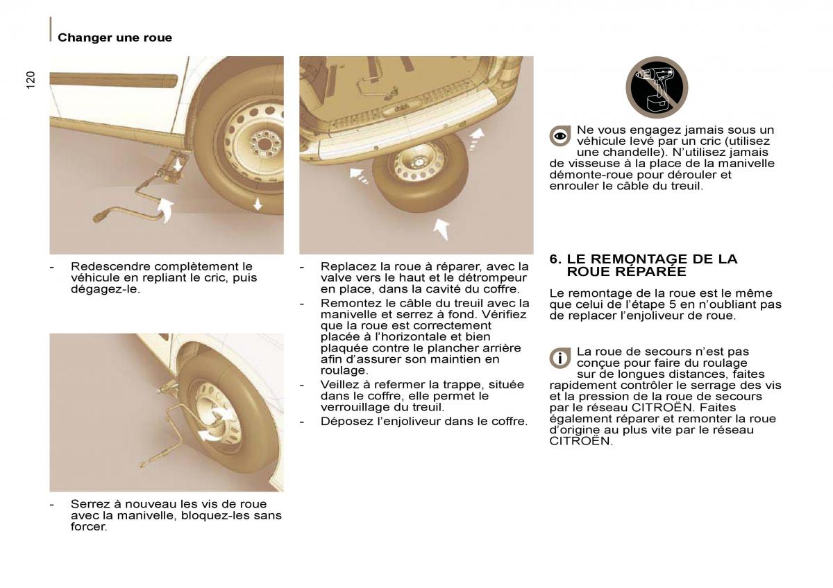 Citroen C8 manuel du proprietaire / page 125