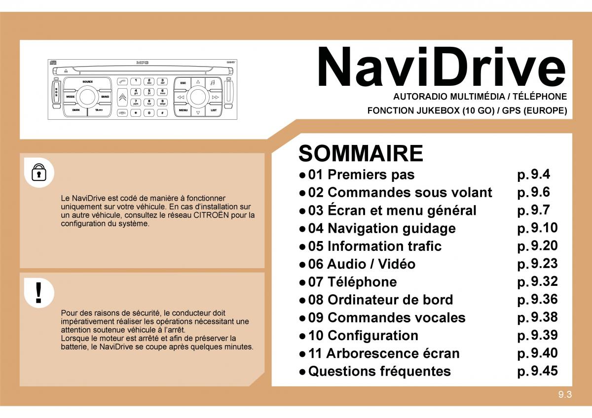 Citroen C8 manuel du proprietaire / page 146