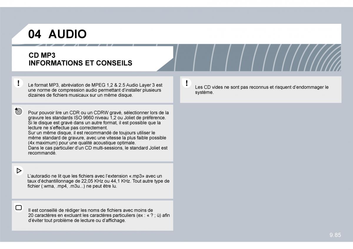 Citroen C8 manuel du proprietaire / page 228