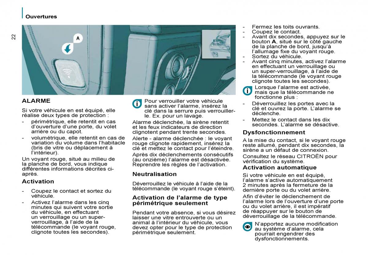 Citroen C8 manuel du proprietaire / page 27