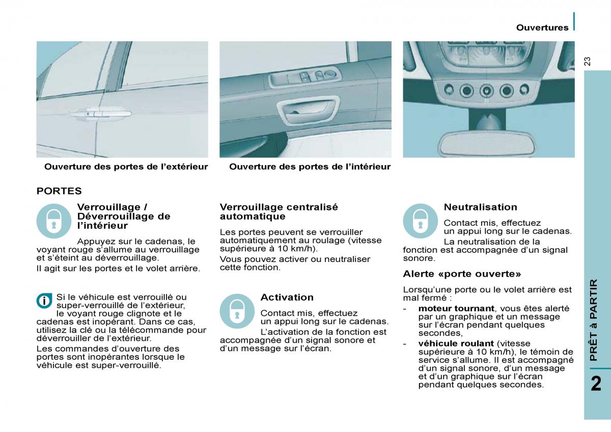 Citroen C8 manuel du proprietaire / page 28