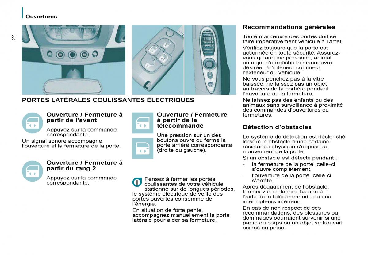 Citroen C8 manuel du proprietaire / page 29