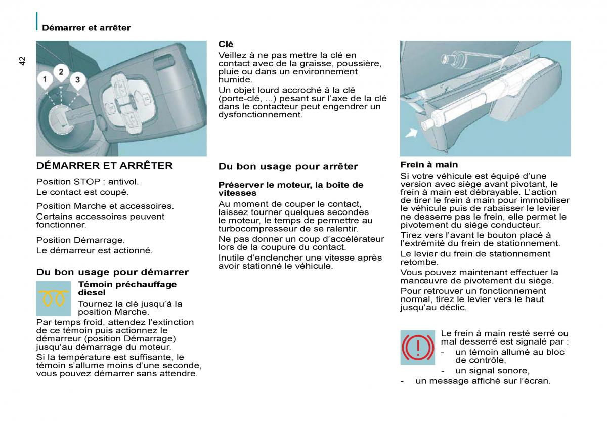 Citroen C8 manuel du proprietaire / page 47