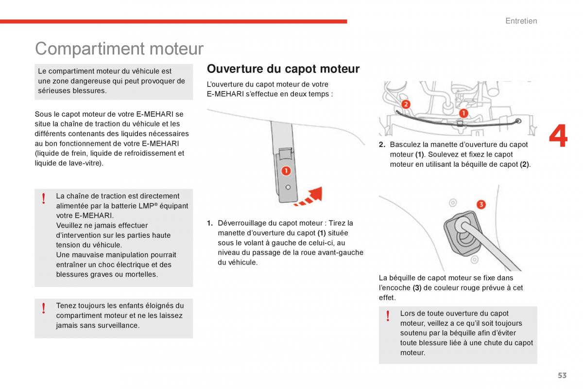 Citroen E Mehari manuel du proprietaire / page 55