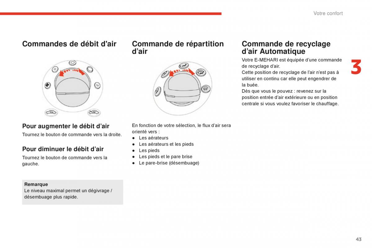 Citroen E Mehari manuel du proprietaire / page 45