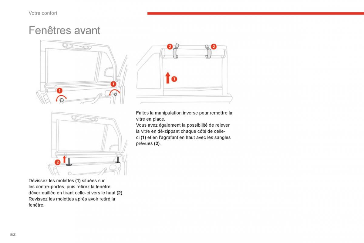 Citroen E Mehari manuel du proprietaire / page 54