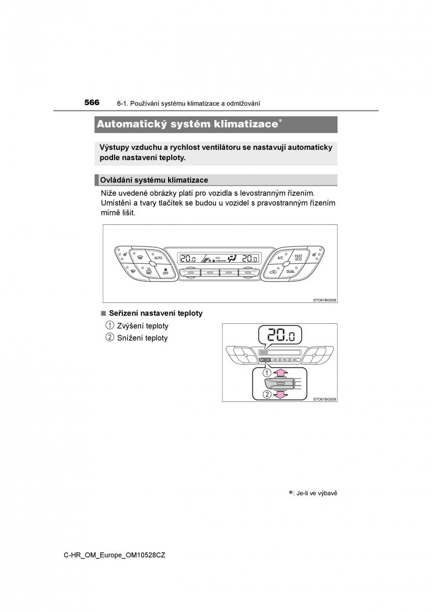 Toyota C HR navod k obsludze / page 566