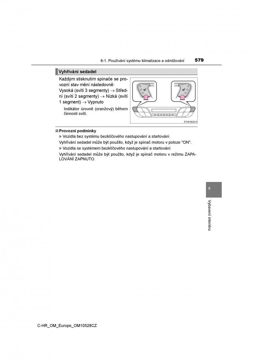 Toyota C HR navod k obsludze / page 579