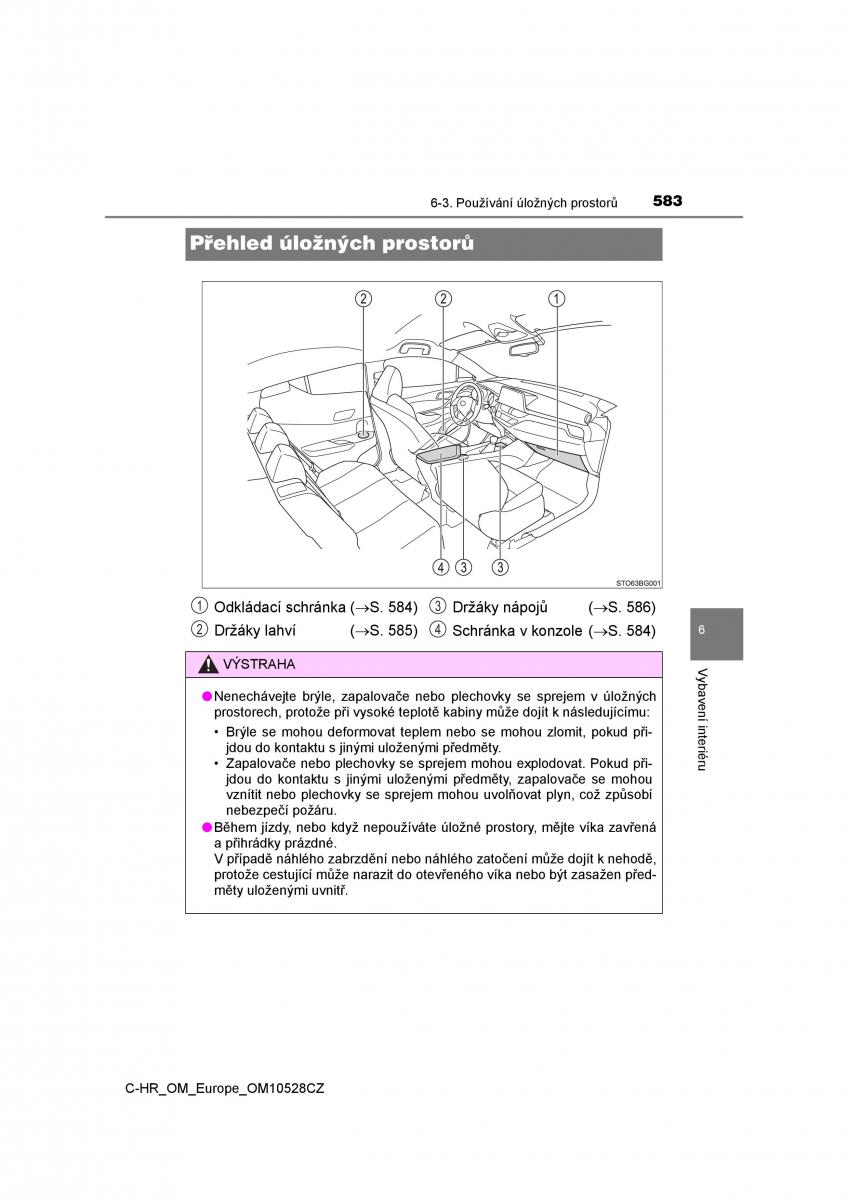 Toyota C HR navod k obsludze / page 583