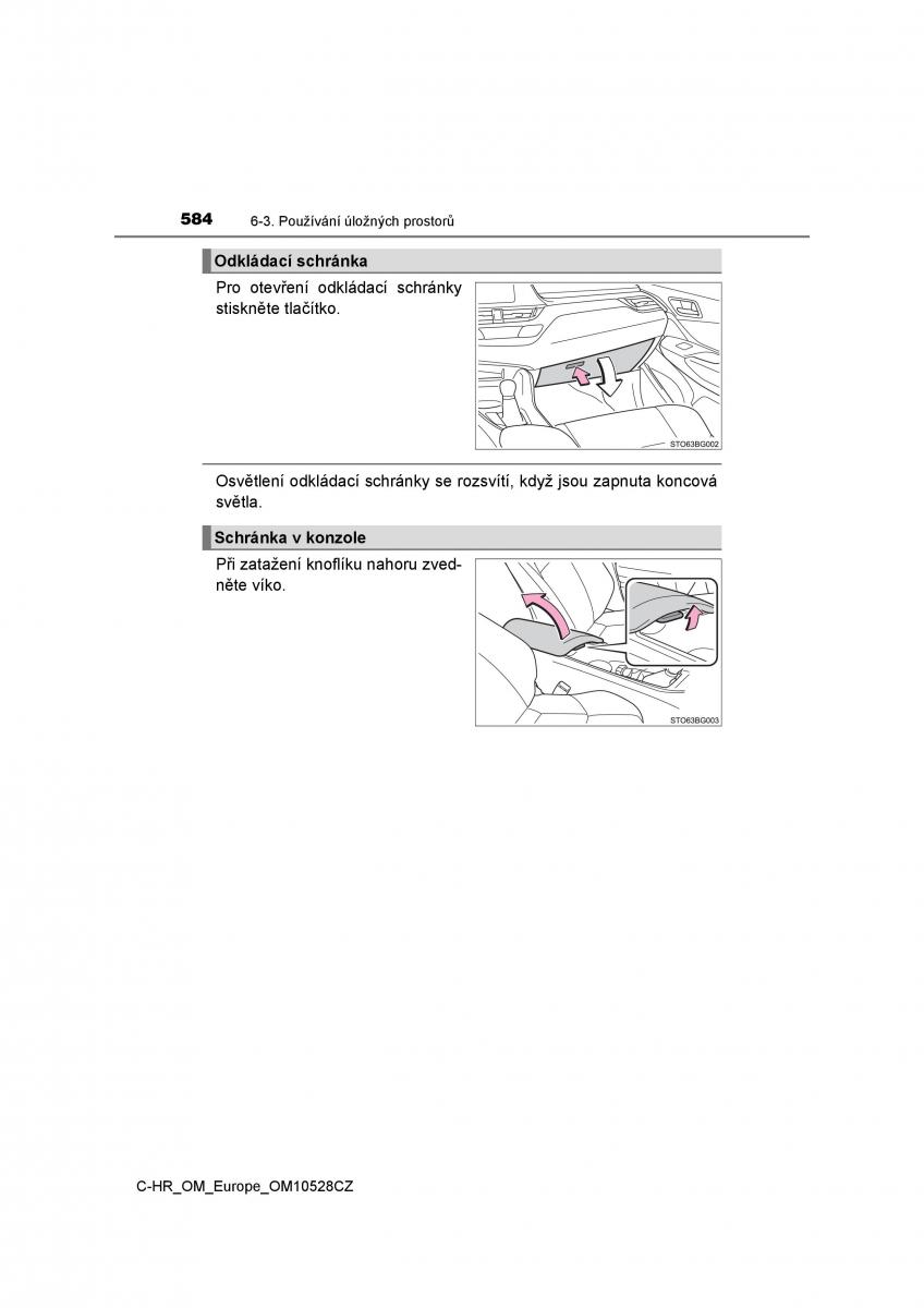 Toyota C HR navod k obsludze / page 584