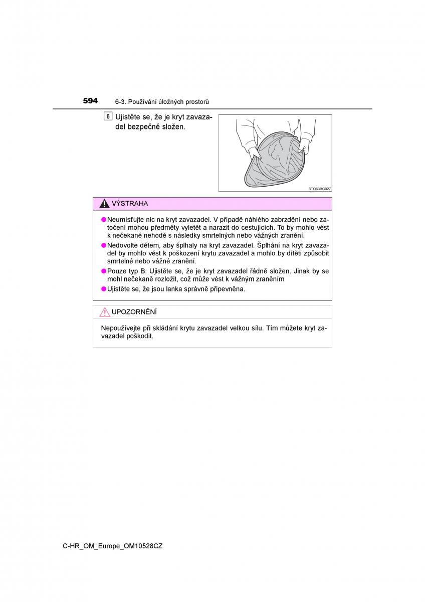 Toyota C HR navod k obsludze / page 594