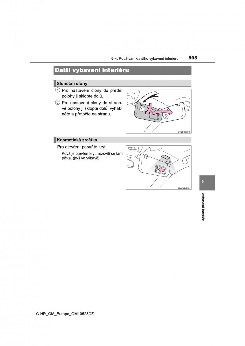 Toyota C HR navod k obsludze / page 595