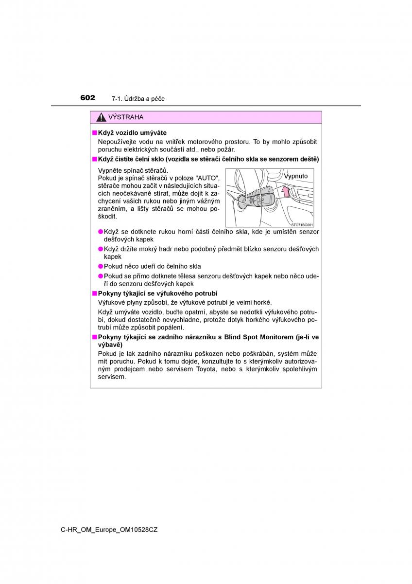 Toyota C HR navod k obsludze / page 602