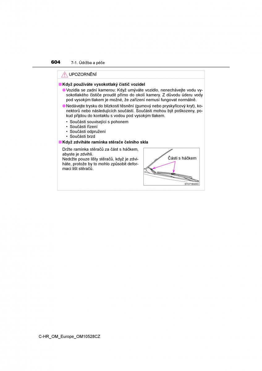 Toyota C HR navod k obsludze / page 604