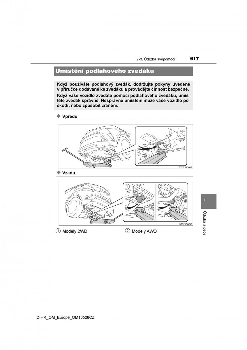 Toyota C HR navod k obsludze / page 617