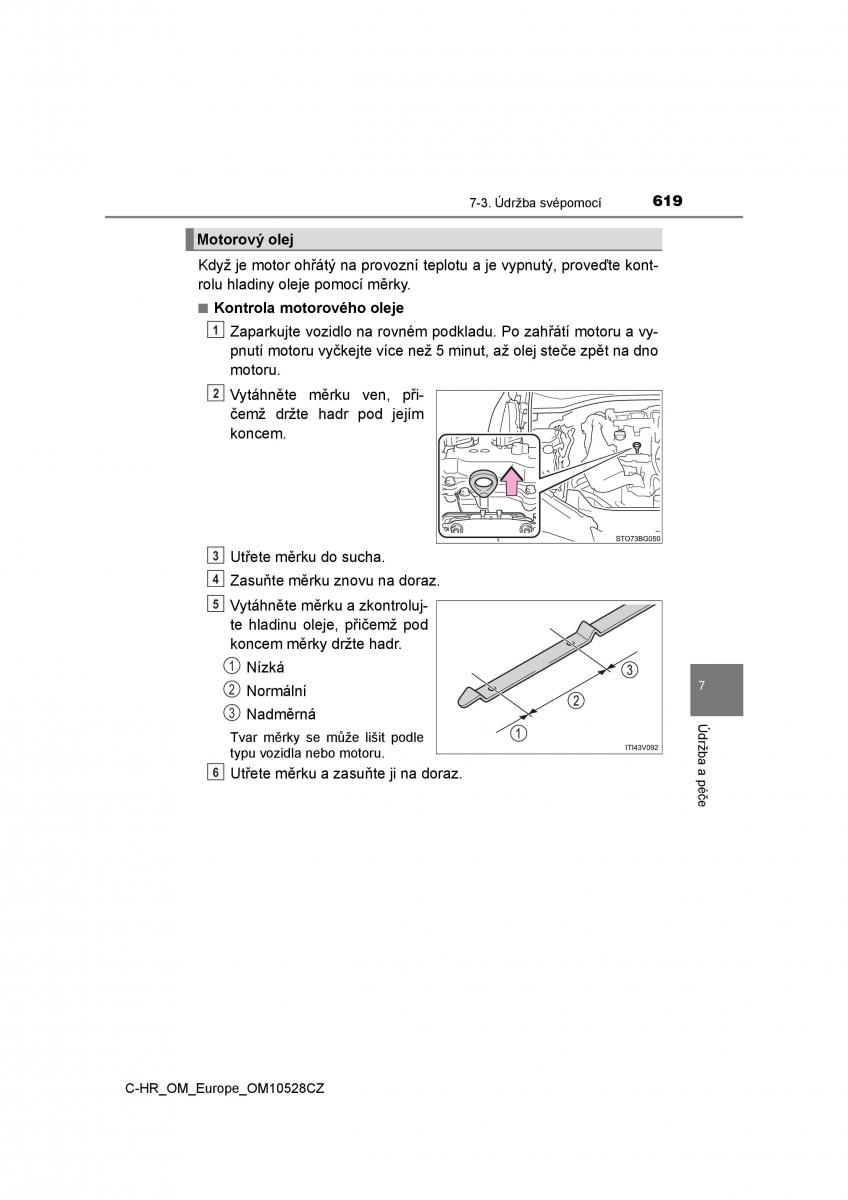 Toyota C HR navod k obsludze / page 619