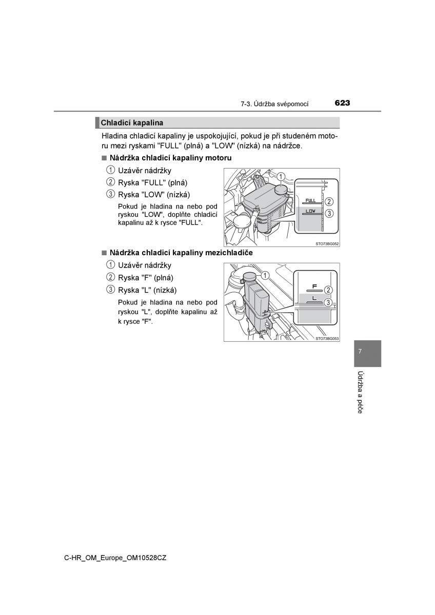 Toyota C HR navod k obsludze / page 623