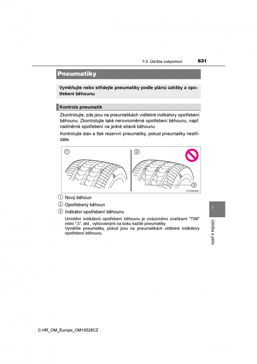 Toyota C HR navod k obsludze / page 631