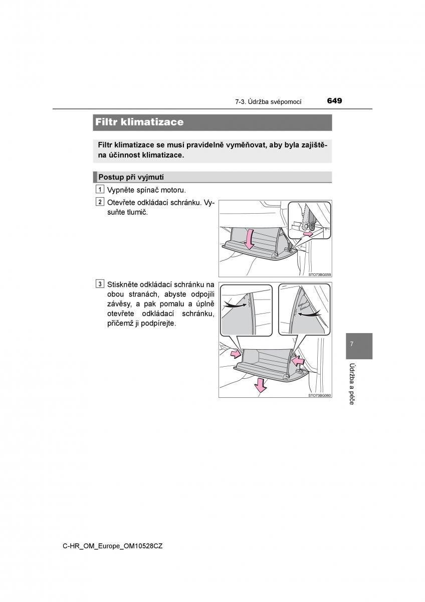 Toyota C HR navod k obsludze / page 649