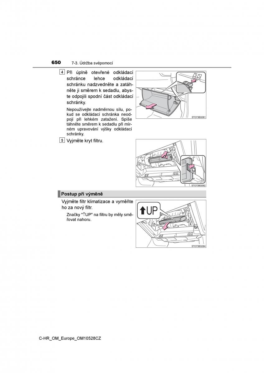 Toyota C HR navod k obsludze / page 650