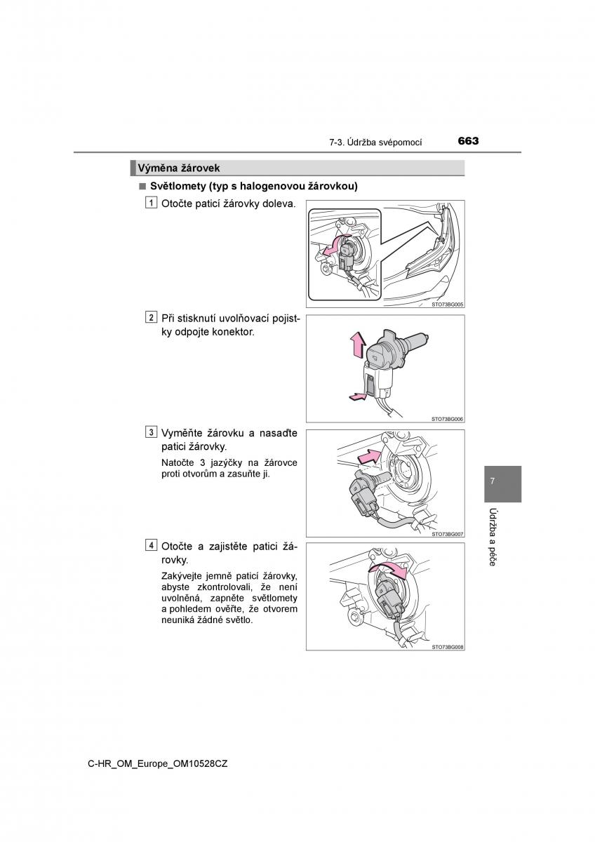 Toyota C HR navod k obsludze / page 663