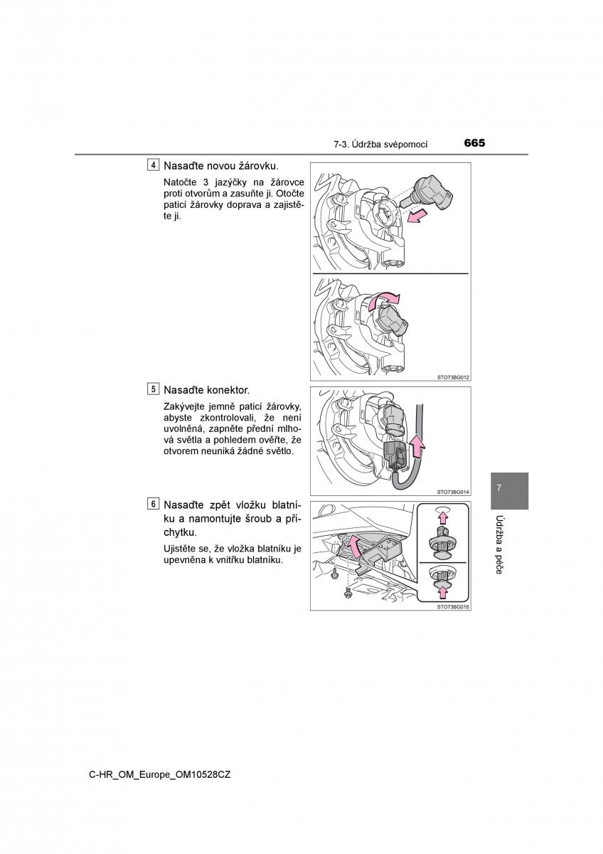 Toyota C HR navod k obsludze / page 665