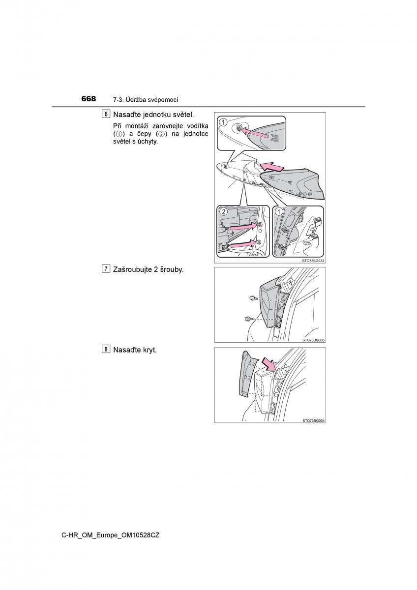 Toyota C HR navod k obsludze / page 668