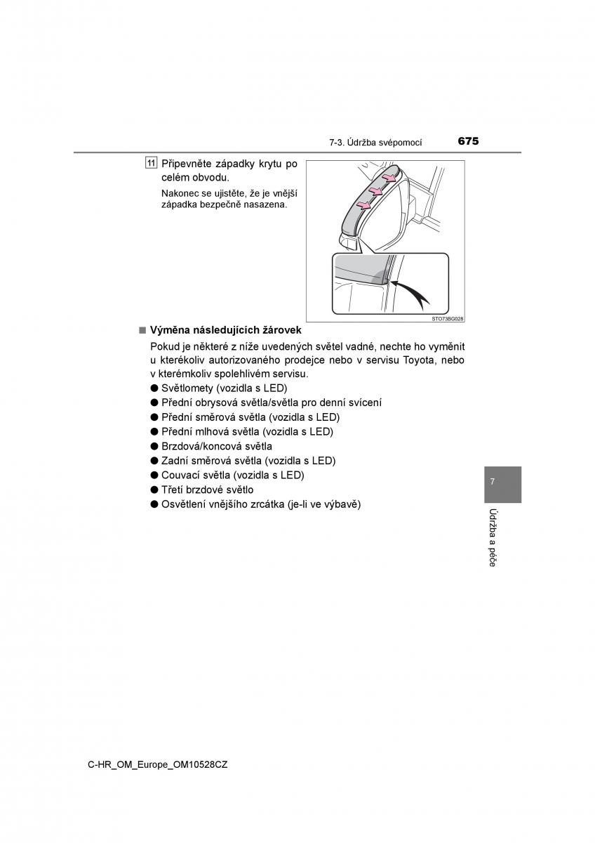 Toyota C HR navod k obsludze / page 675