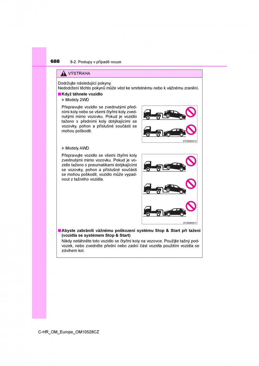 Toyota C HR navod k obsludze / page 688