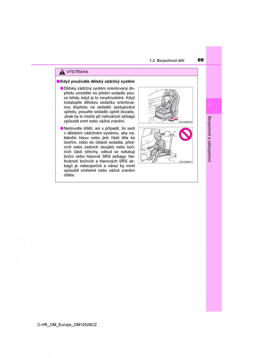 Toyota C HR navod k obsludze / page 69